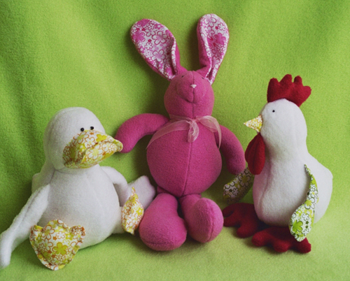 Duck, bunny, chicken toy Duck bunny chicken toy