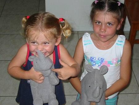 Soft-toy-rhino-pattern Soft toy rhino pattern