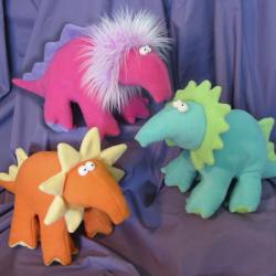 Snugglies Dippy Dinosaurs PRINTED PATTERN