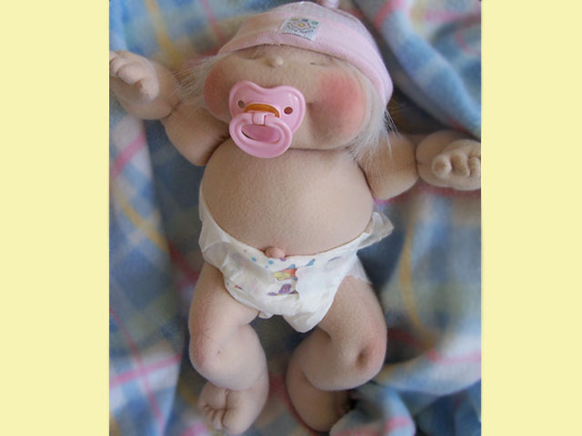 Baby Belle 14" inch Cloth Doll PRINTED PATTERN