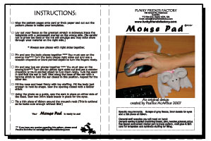 Mouse Pad Wrist Rest INSTANT DOWNLOAD