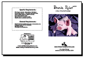 Petunia Pig INSTANT DOWNLOAD