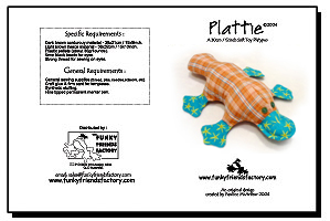 Plattie Platypus INSTANT DOWNLOAD