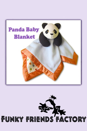 Panda Baby Blanket PRINTED PATTERN