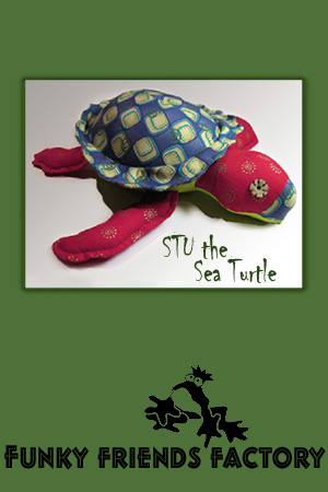 Stu the Sea Turtle PRINTED PATTERN