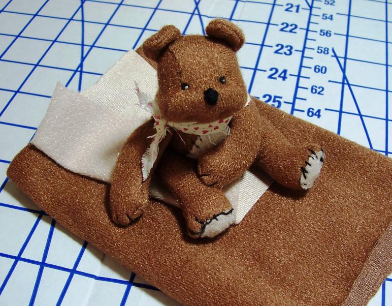 Doll FABRIC - Craft Velour COCOA