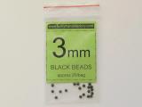 3mm Black Beads (for toy eyes)
