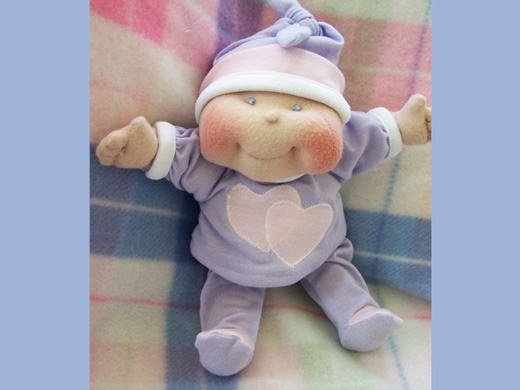 Tommer Toddler" 10inch Cloth Doll PRINTED PATTERN
