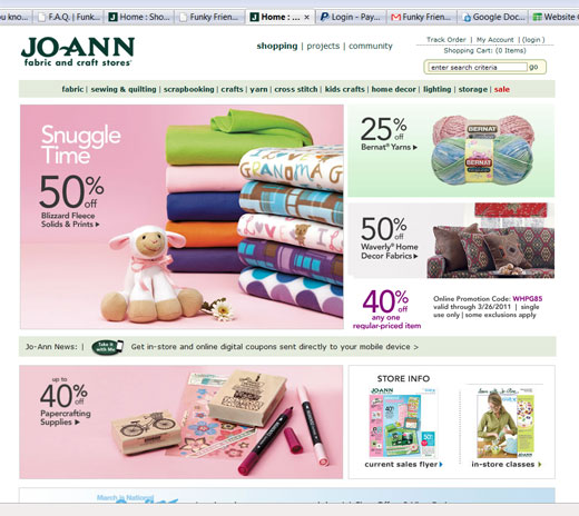 Joann pattern Lamb homepage