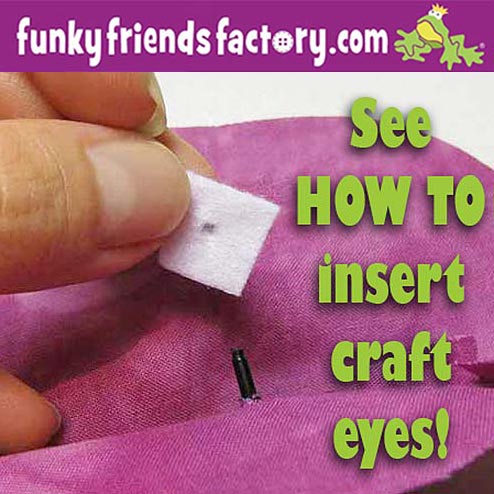 how to insert craft eyes