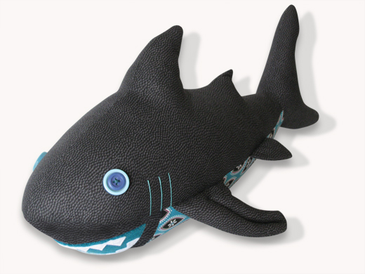 Shark stuffed toy pattern