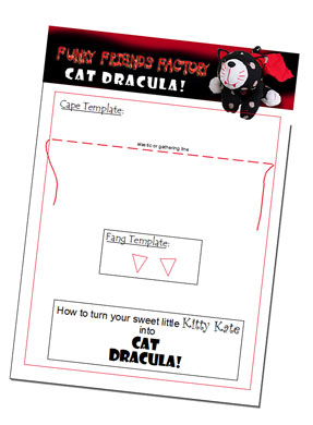 Halloween CAT Dracula templates