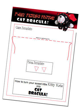 Halloween CAT Dracula templates