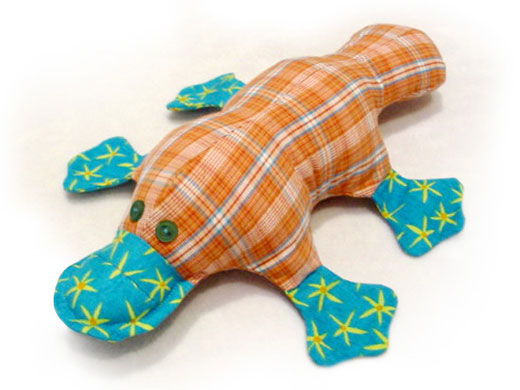 PLATYPUS QUILT FABRIC TOY