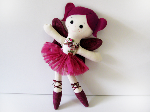 Fairy Ballerina Cloth Doll PAttern