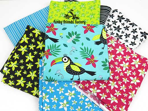 MIKA Sew Easy Toucan Fabric Range SSS