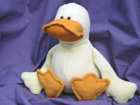 Duck soft toy pattern