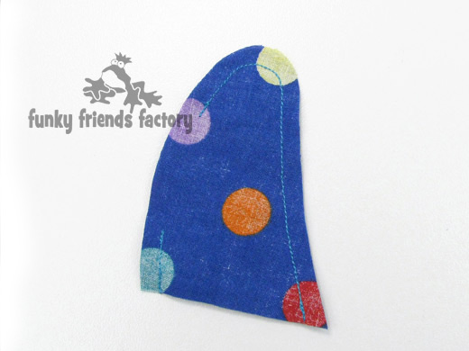 Dog toy sewing pattern tail