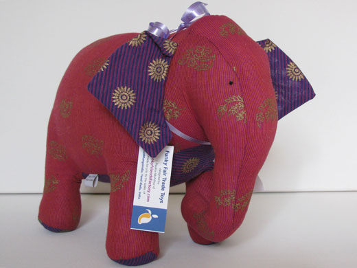 New Fair Trade Toys Elephant - deep magento