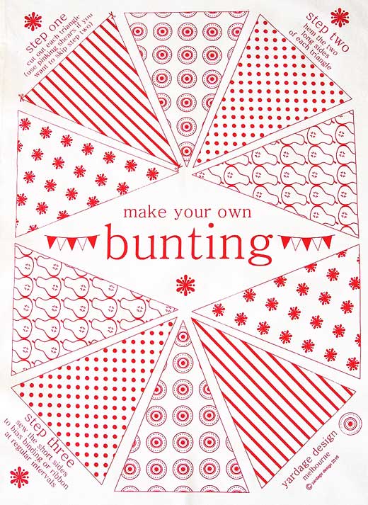 make your own Bunting panel