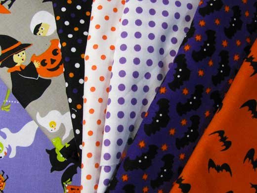Halloween Fabrics - new bat pattern