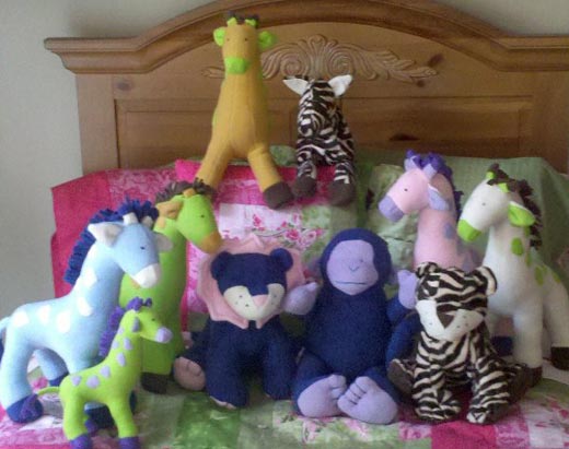 Michelle's Zoo - custom plush toy animals
