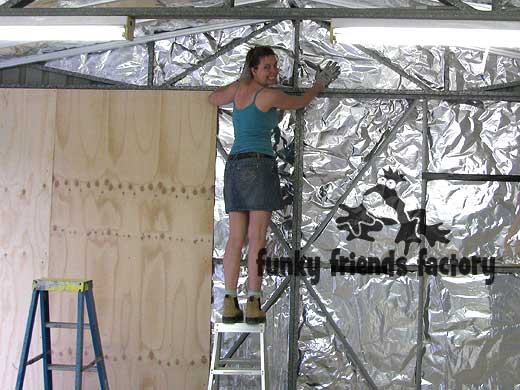 shed renovation - insulation