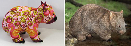Wombat Australian toy sewing pattern design