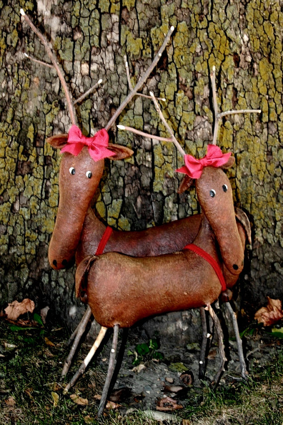 Fiddlesticks reindeer on Etsy