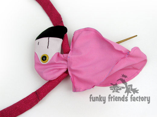 flamingo soft toy pattern