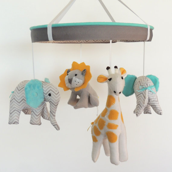 Lion Sewing pattern used for nursery mobile