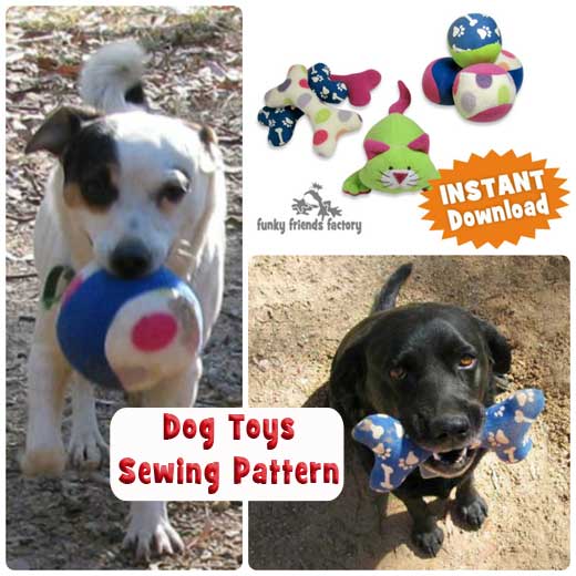 Pauline McArthur dog toys sewing pattern web