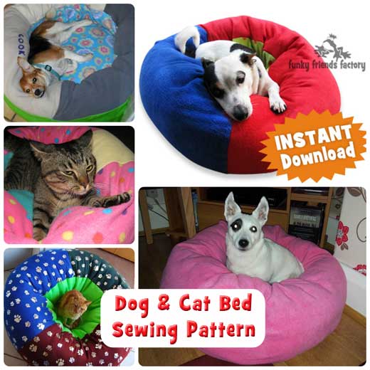 Pauline McArthur fleece dog bed sewing pattern