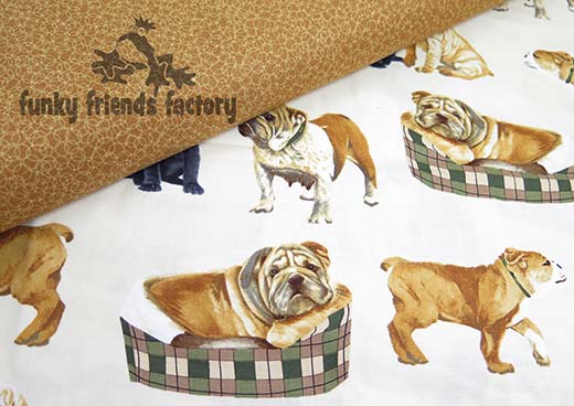 REAL bulldog fabric