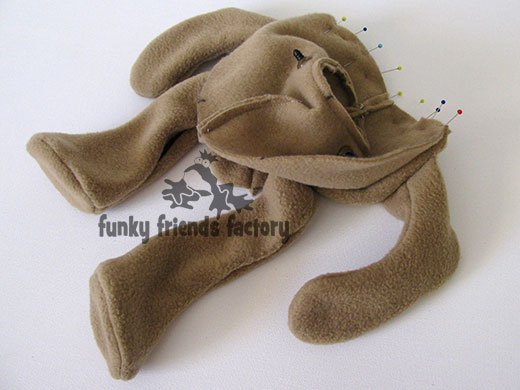 teddy bear sewing pattern - sew face