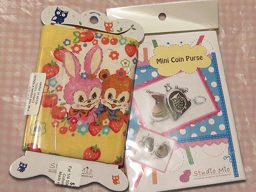 Studio Mio Japanese fabric and Mini purse kits