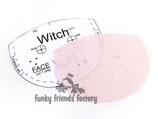 Trace witch's face