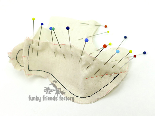 sew sole on other side