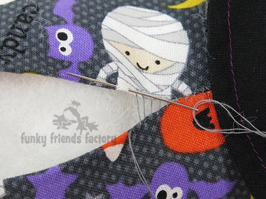Halloween fabric for witch