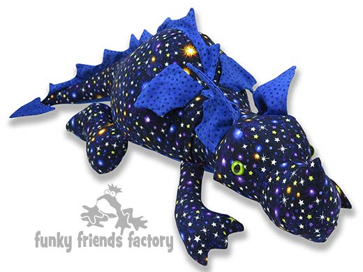 Dragon Glow in the dark fabric