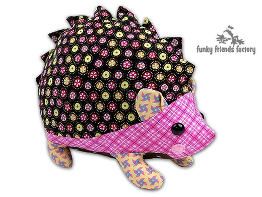 Funky Friends Factory Hedgehog sewing pattern