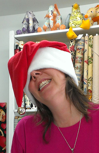 Pauline McArthur Christmas hat