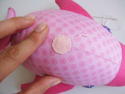 sew dolphin blow hole