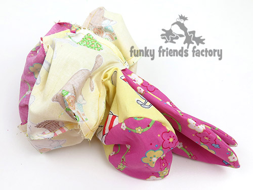 Easter Bunny Toy Sewing Pattern turn