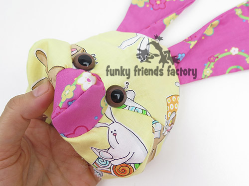 Easter Bunny Buddies sewing pattern Funky Friends Factory