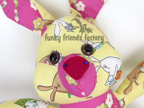 Sew Easter Bunny nose