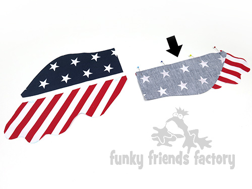1. Bald eagle sewing pattern - wings