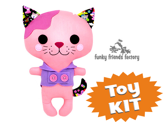 Takeandmake softie kit Funky Friends Factory Takeandmake softie kit Funky Friends Factory