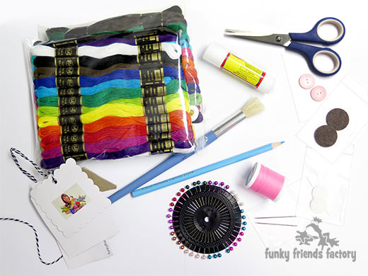 takeandmake KIT contents toy supplies scissors