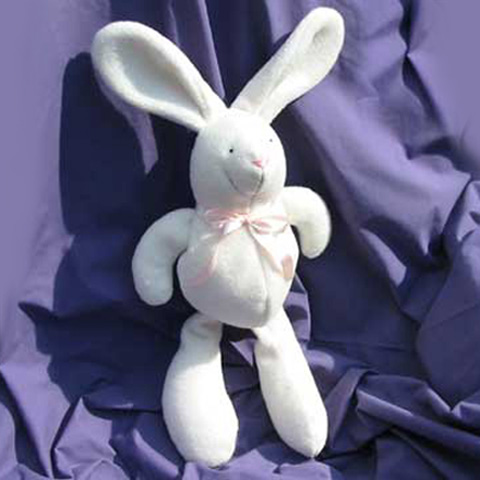 Baby safe BUNNY RABBIT plush toy sewing pattern